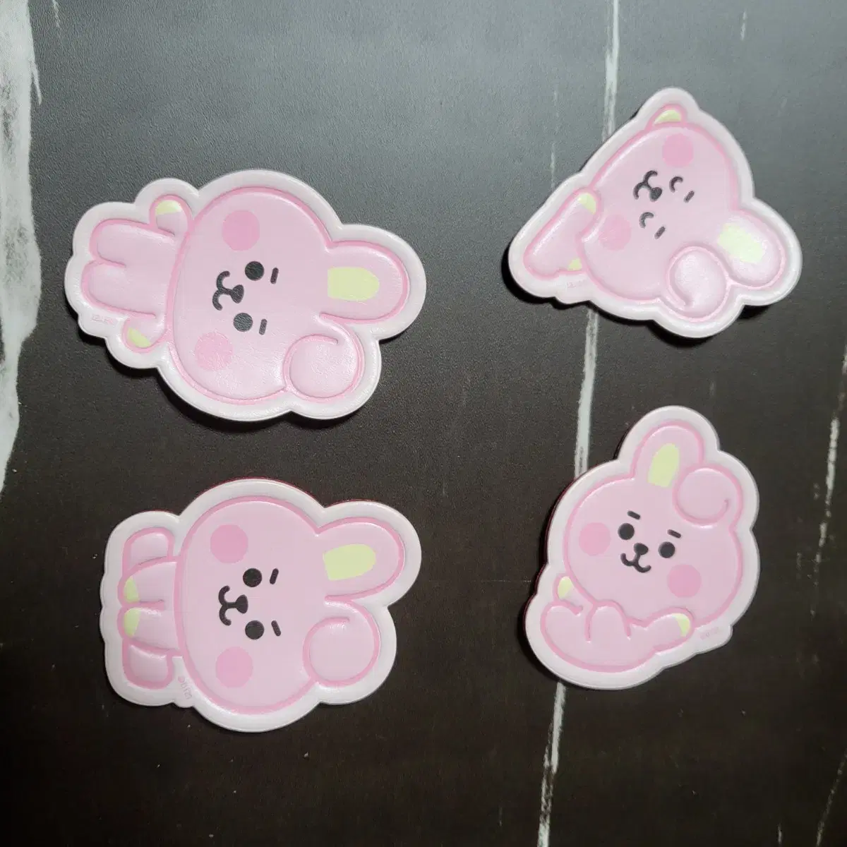 라인프렌즈 BT21 쿠키 COOKY(정국) 레더 스티커